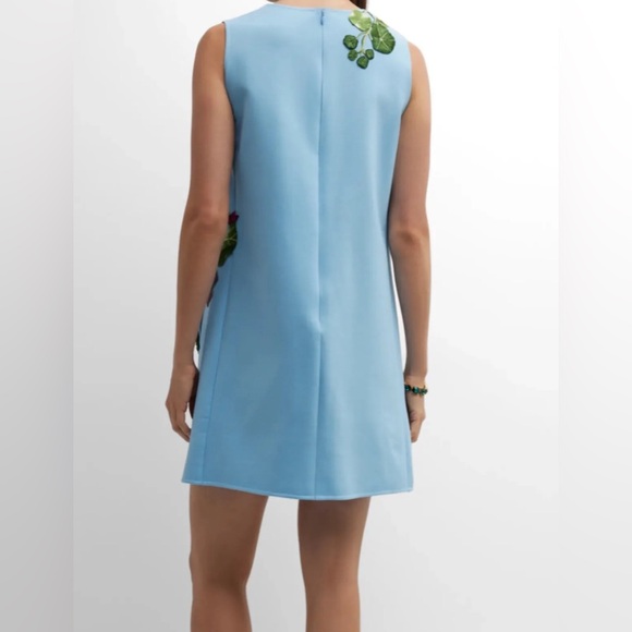 Oscar De La Renta
Nasturtium Embroidered Sleeveless Mini Shift Dress - Picture 4 of 13